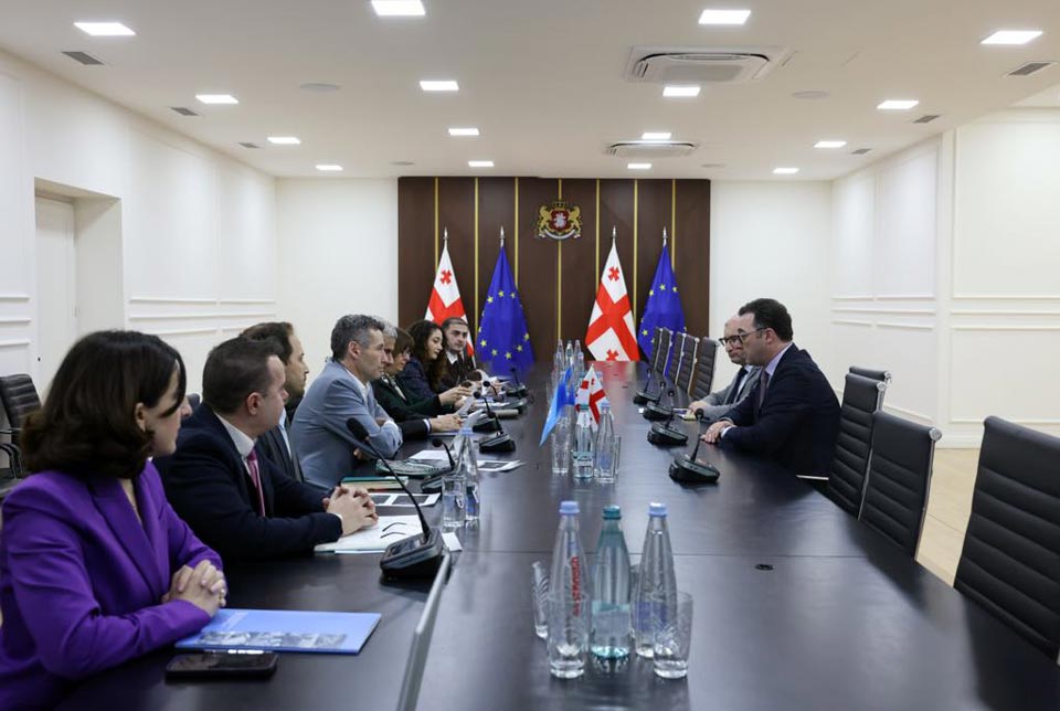 დავით სონღულაშვილი საქართველოში გაერო-ს სურსათისა და სოფლის მეურნეობის ორგანიზაციის წარმომადგენელს, რაიმუნდ იელეს შეხვდა