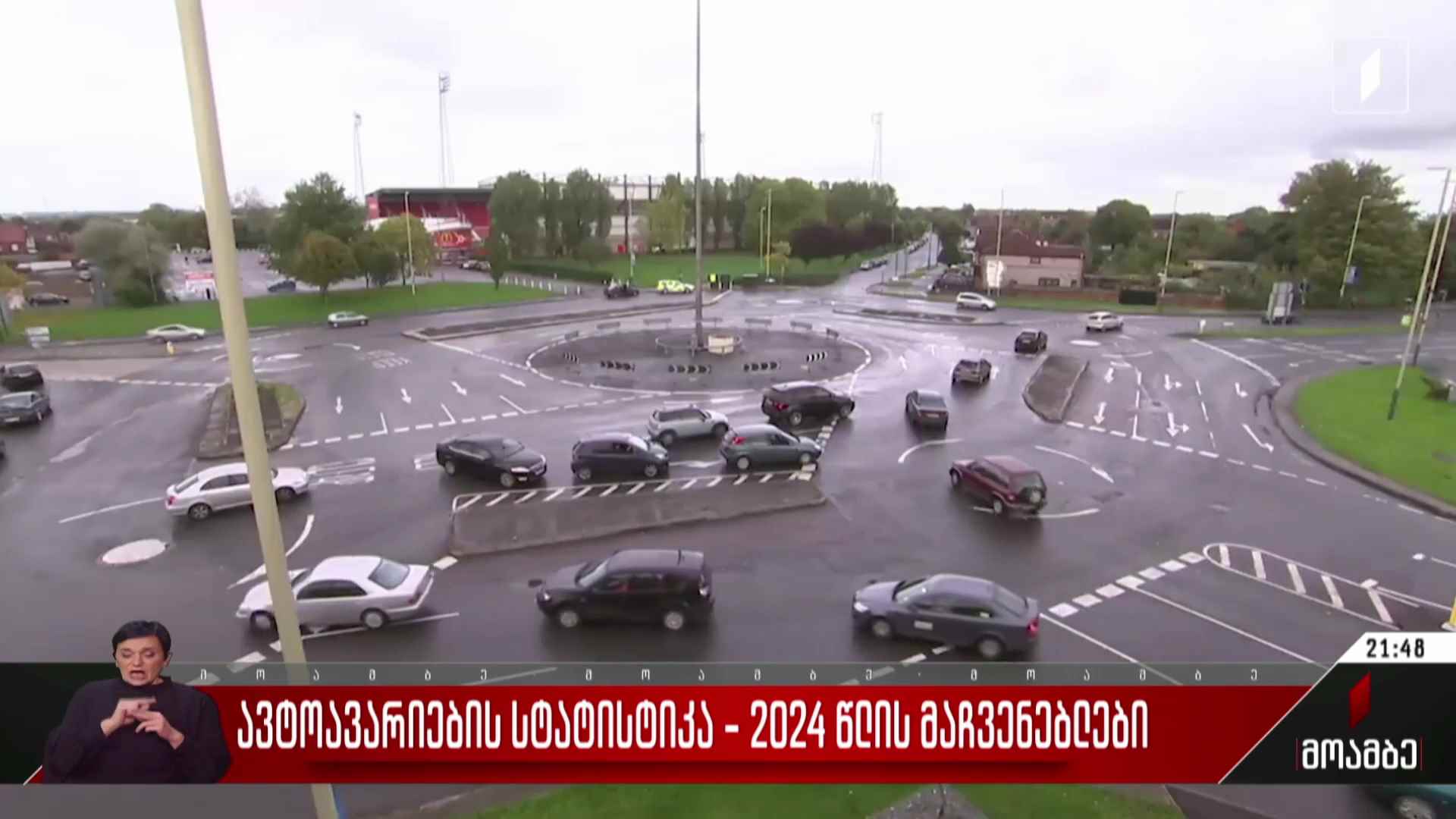 ავტოავარიების სტატისტიკა - 2024 წლის მაჩვენებლები