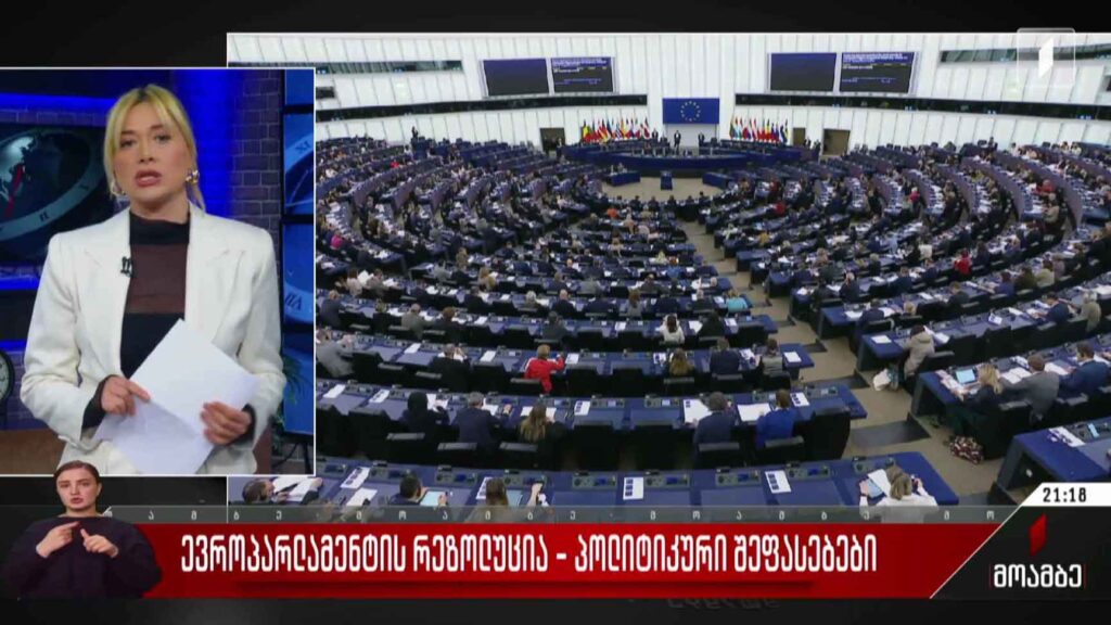 ევროპარლამენტის რეზოლუცია – პოლიტიკური შეფასებები