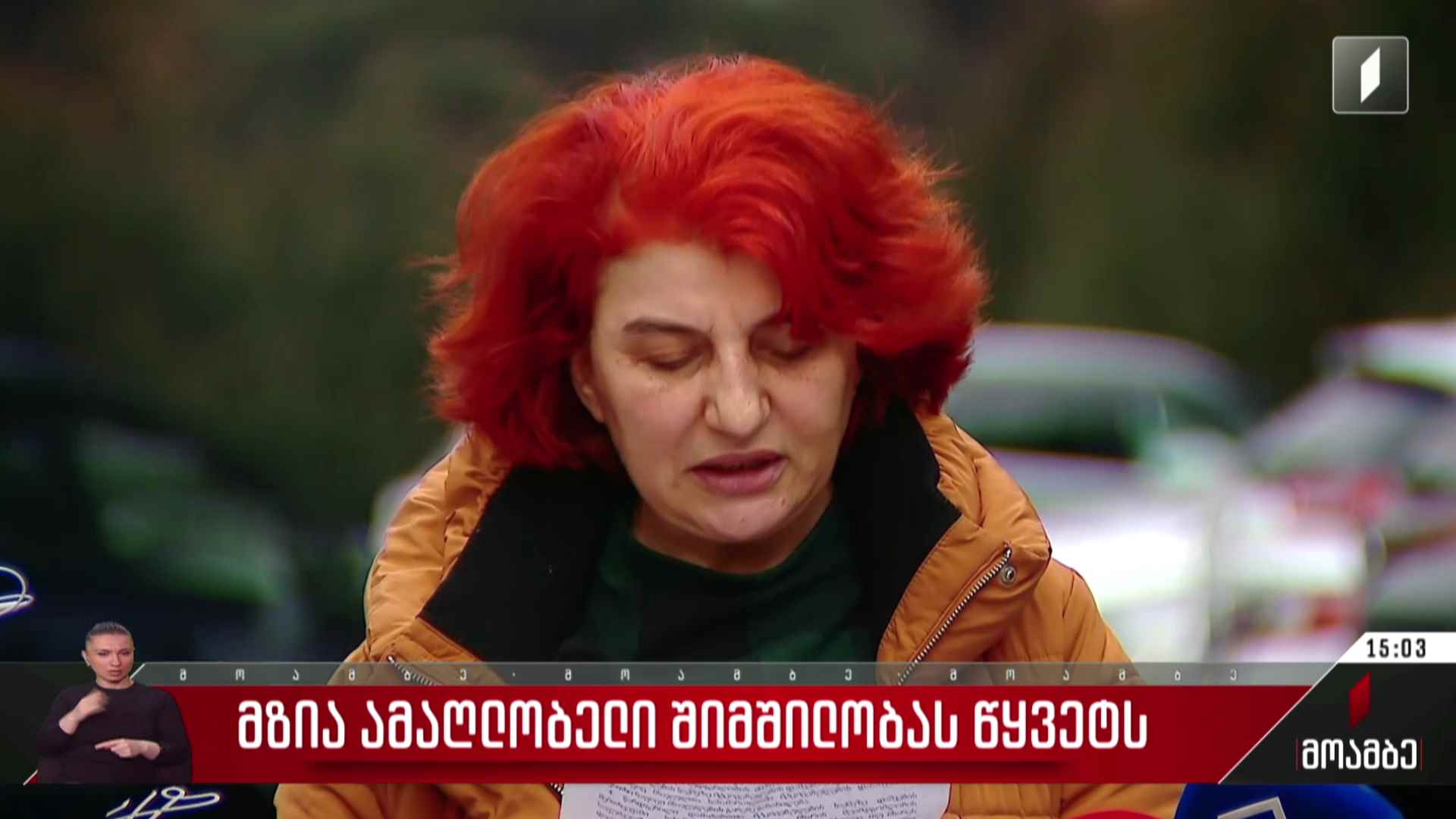 მზია ამაღლობელი შიმშილობას წყვეტს