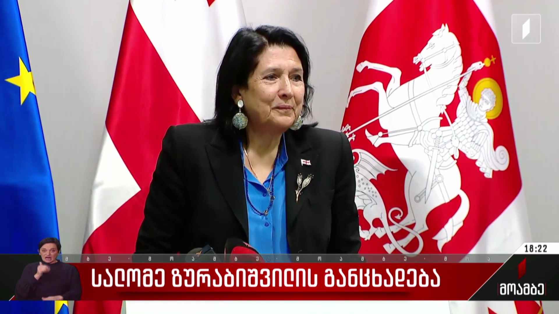 სალომე ზურაბიშვილის განცხადება