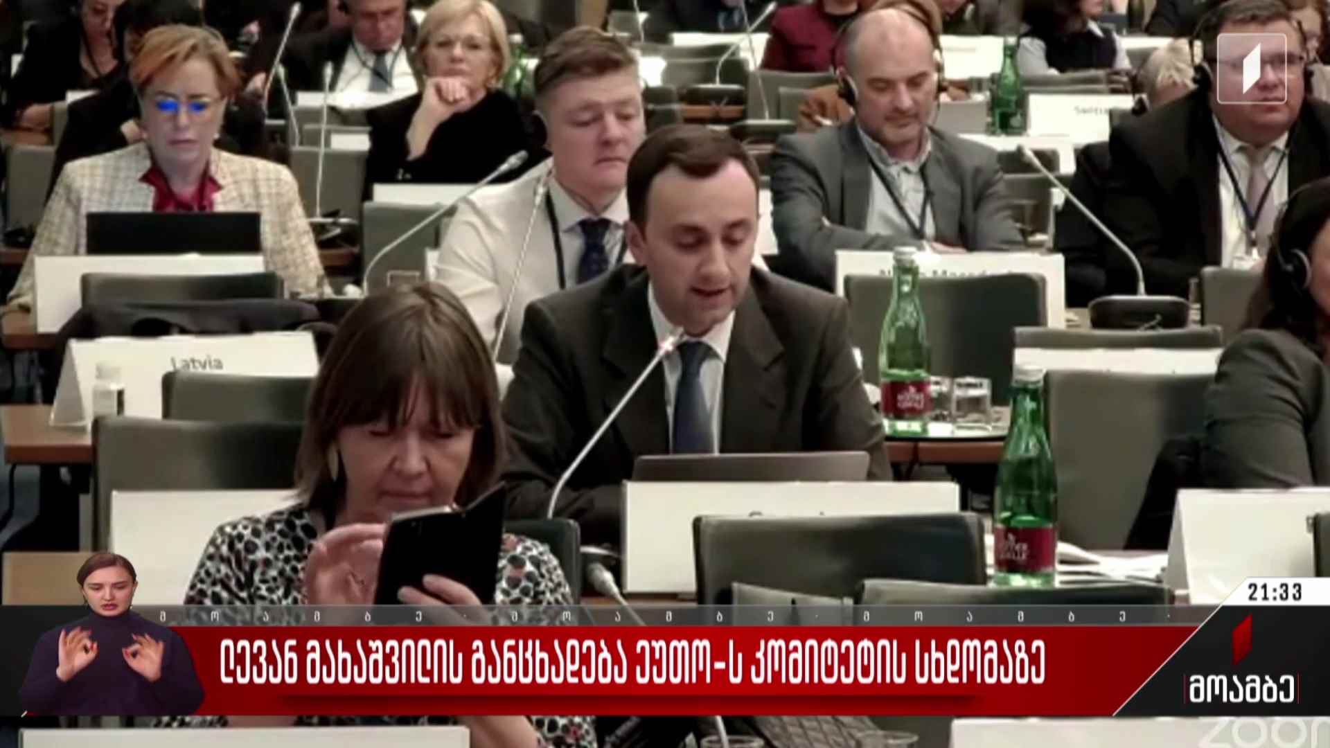 ლევან მახაშვილის განცხადება ეუთო-ს კომიტეტის სხდომაზე