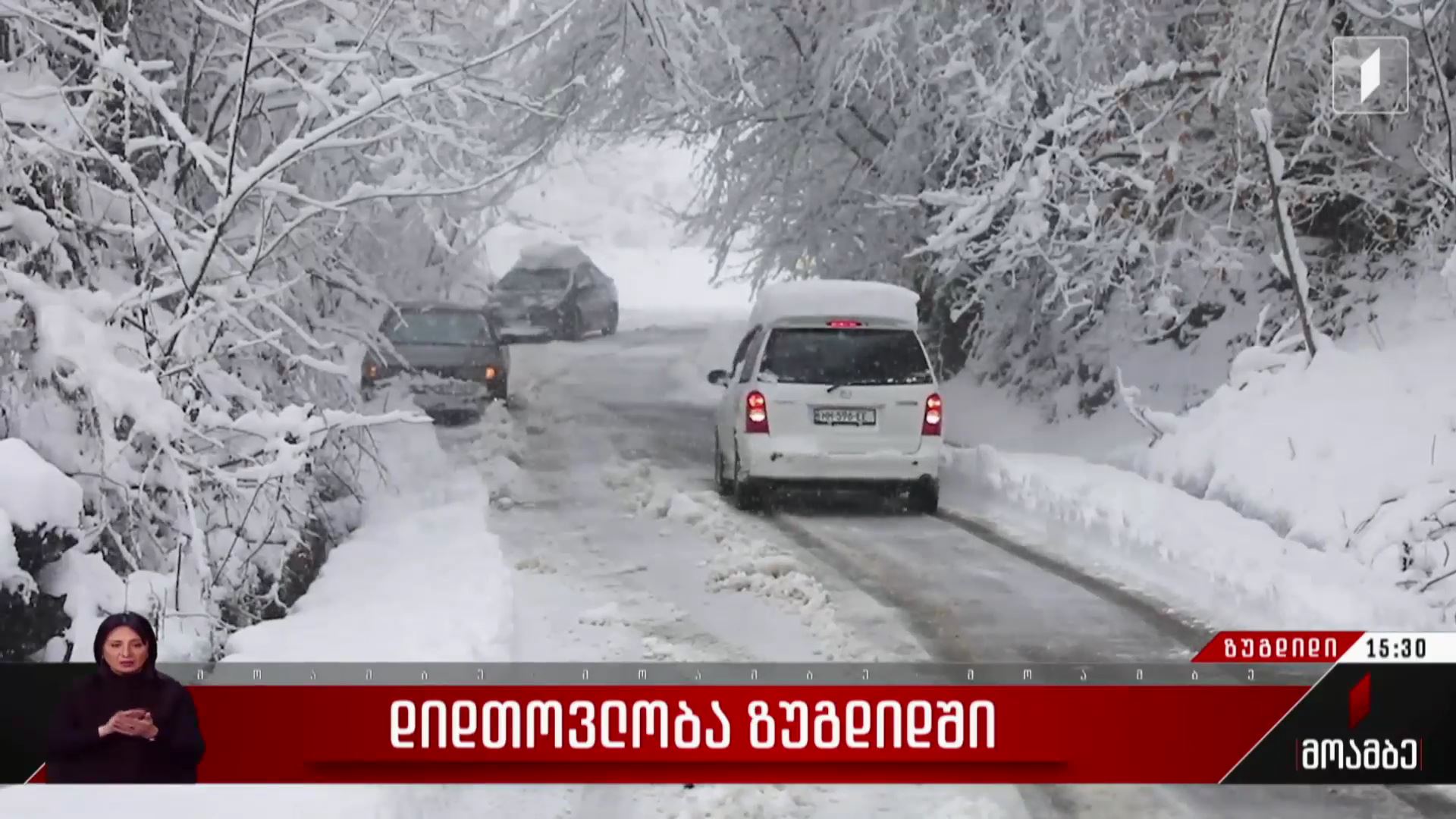 დიდთოვლობა ზუგდიდში
