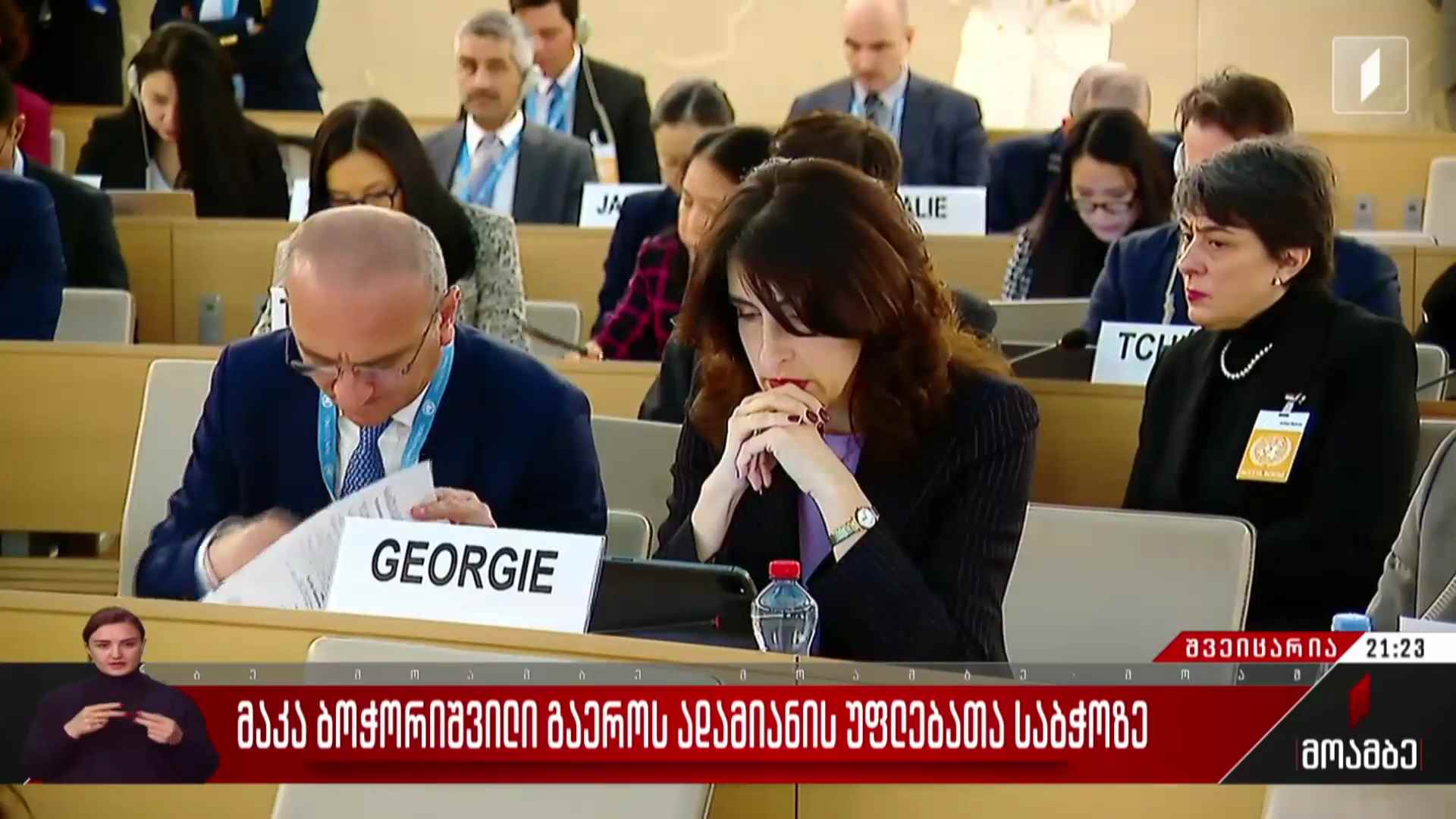 მაკა ბოჭორიშვილი გაერო-ს ადამიანის უფლებათა საბჭოზე