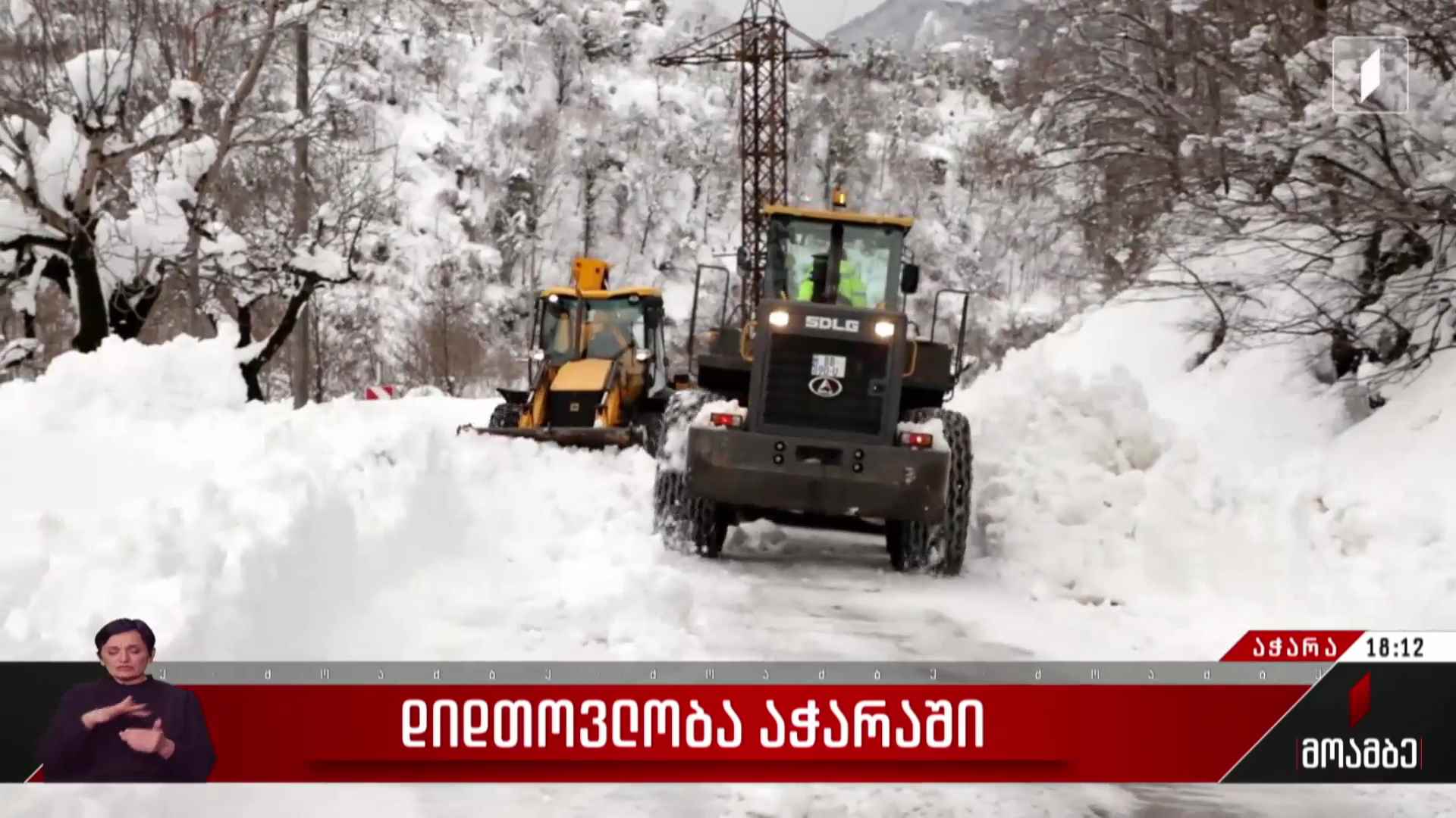 დიდთოვლობა აჭარაში - ვითარება ქედის მუნიციპალიტეტში