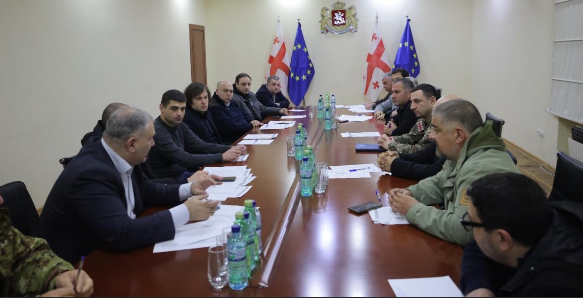 ირაკლი კობახიძე გურიის რეგიონში საკოორდინაციო შტაბის სხდომას მართავს
