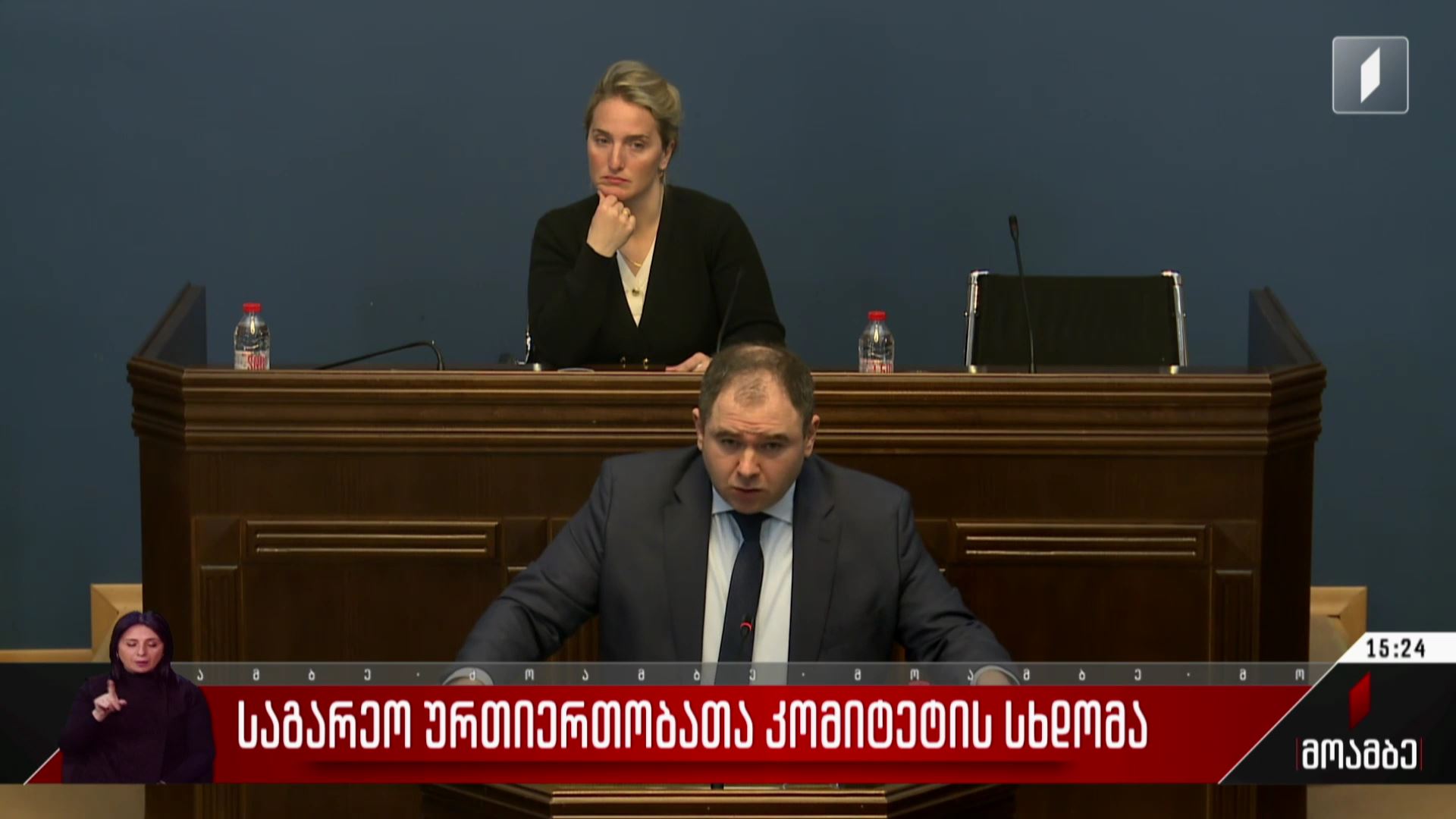 საგარეო ურთიერთობათა კომიტეტის სხდომა