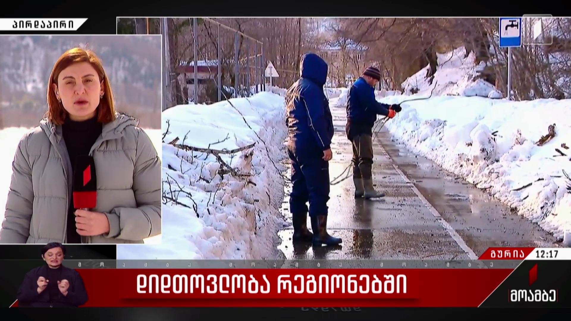 დიდთოვლობა გურიაში