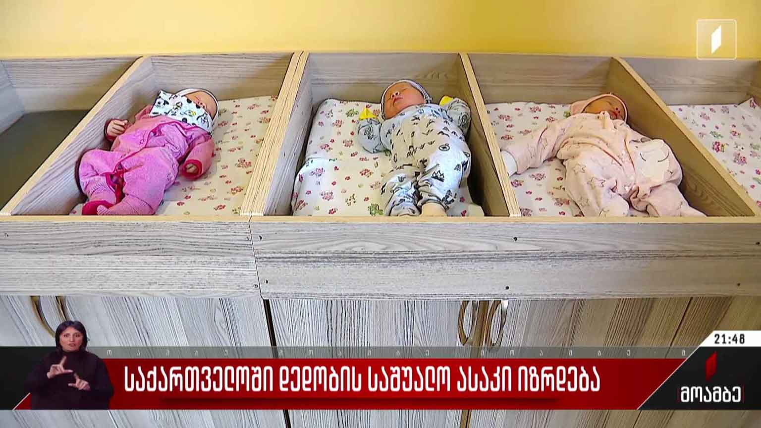 საქართველოში დედობის საშუალო ასაკი იზრდება