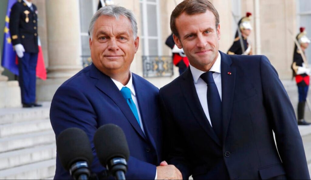 უკრაინის საკითხის განსახილველად ემანუელ მაკრონმა ვიქტორ ორბანი პარიზში მიიწვია