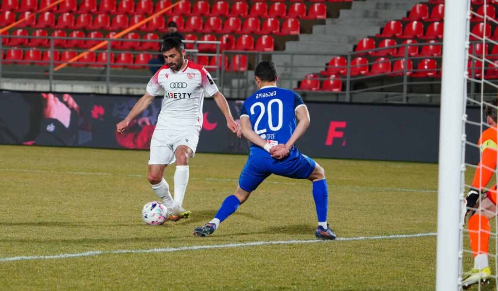 ირაკლი სიხარულიძე გოლების რაოდენობით დავით ჯანაშიას გაუთანაბრდა და საქართველოს ჩემპიონატის ბომბარდირთა ხუთეულშია #1TVSPORT