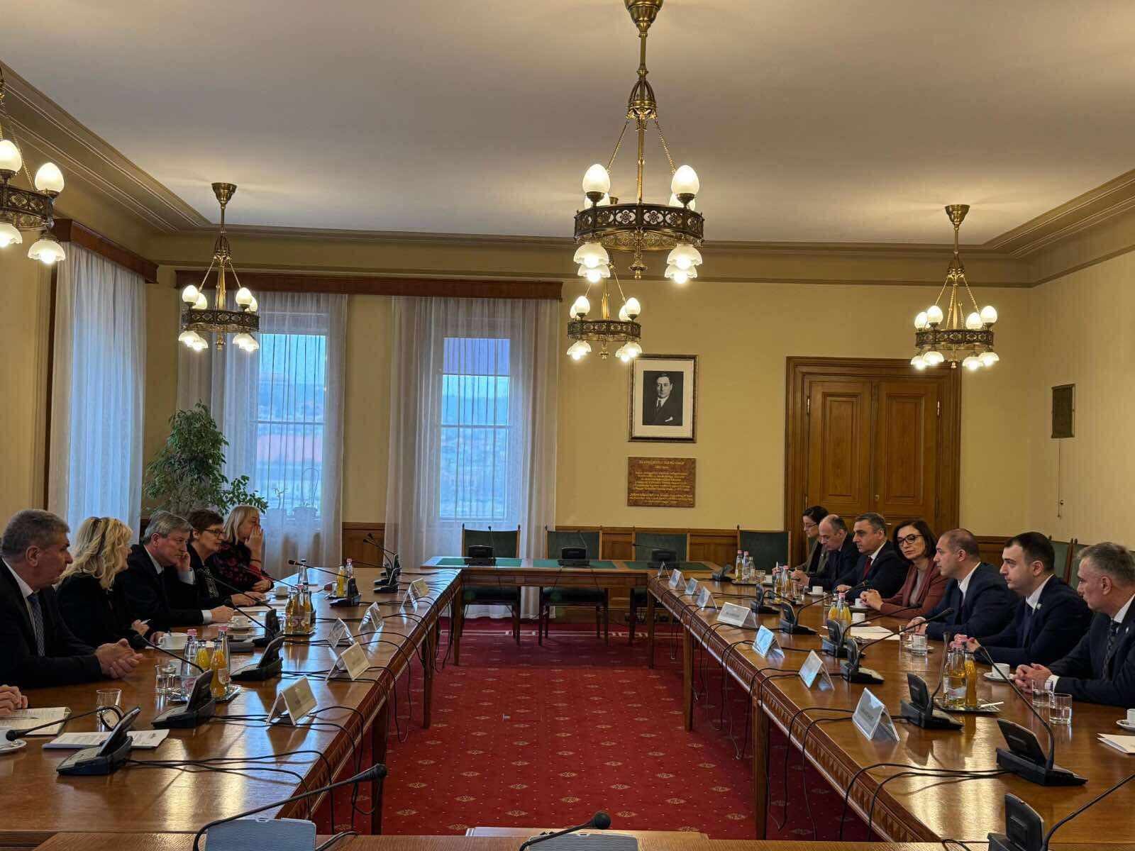 პარლამენტის დელეგაცია გივი მიქანაძის ხელმძღვანელობით უნგრეთში იმყოფება