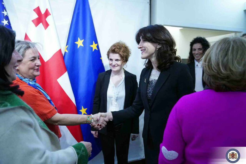 მაკა ბოჭორიშვილმა ნიუ იორკში მცხოვრებ ქართველებთან შეხვედრა გამართა