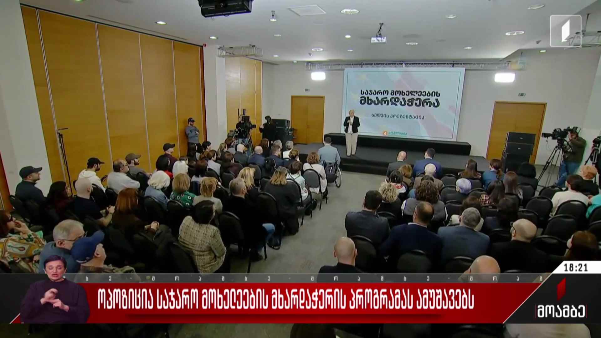 ოპოზიცია საჯარო მოხელეების მხარდაჭერის პროგრამას ამუშავებს