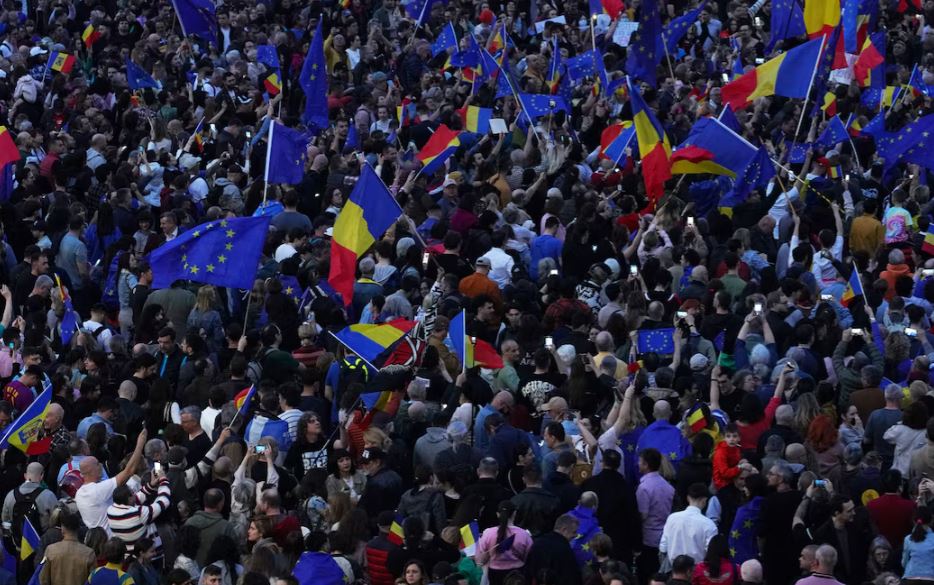 ბუქარესტში ევროკავშირის მხარდამჭერი აქცია გაიმართა