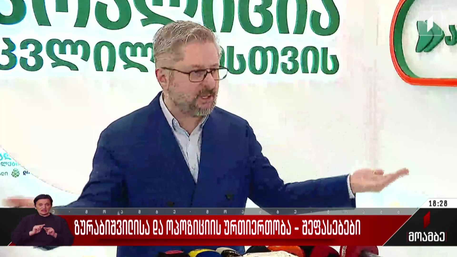 ზურაბიშვილისა და ოპოზიციის უერთიერთობა - შეფასებები