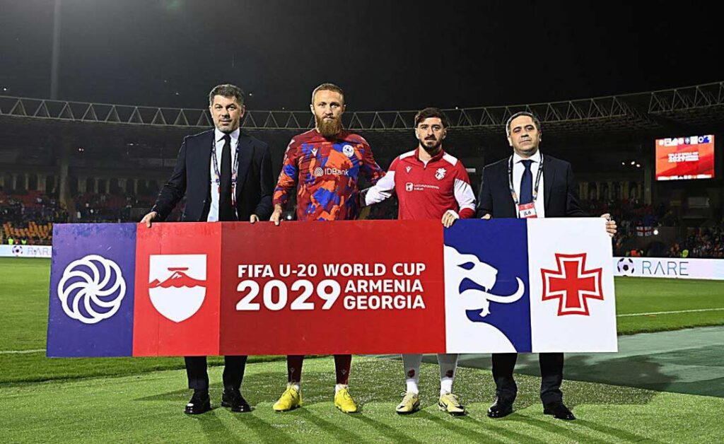 საქართველო და სომხეთი მსოფლიოს 20-წლამდელთა ჩემპიონატის მასპინძლობაზე ოფიციალურ განაცხადს წარადგენენ #1TVSPORT