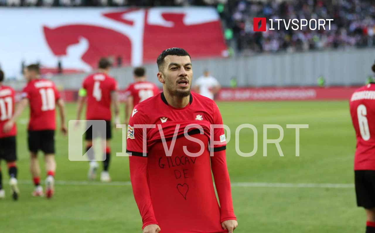 ერთა ლიგის პლეი ოფი | გიორგი მიქაუტაძემ საქართველოს ნაკრების მაისურით მე-19 გოლი გაიტანა [ვიდეო] #1TVSPORT