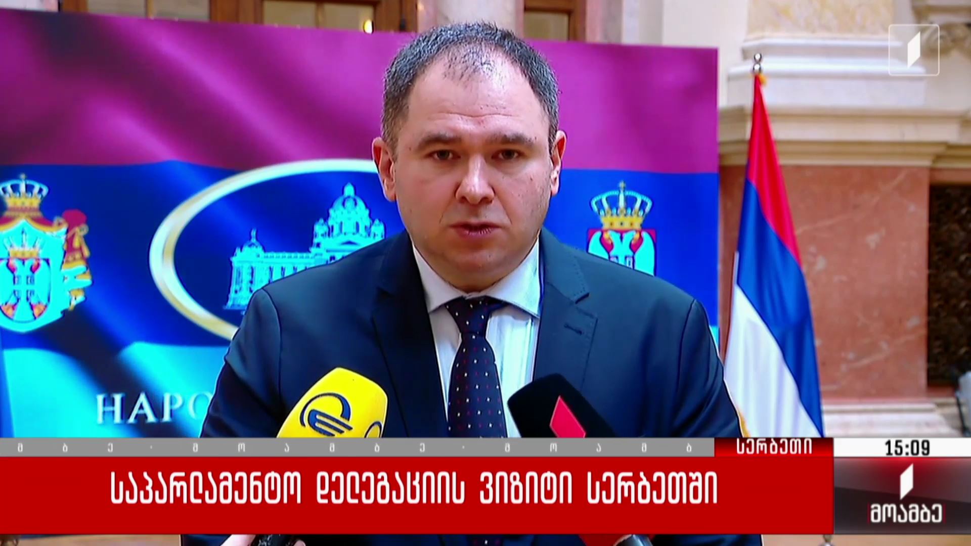 საპარლამენტო დელეგაციის ვიზიტი სერბეთში