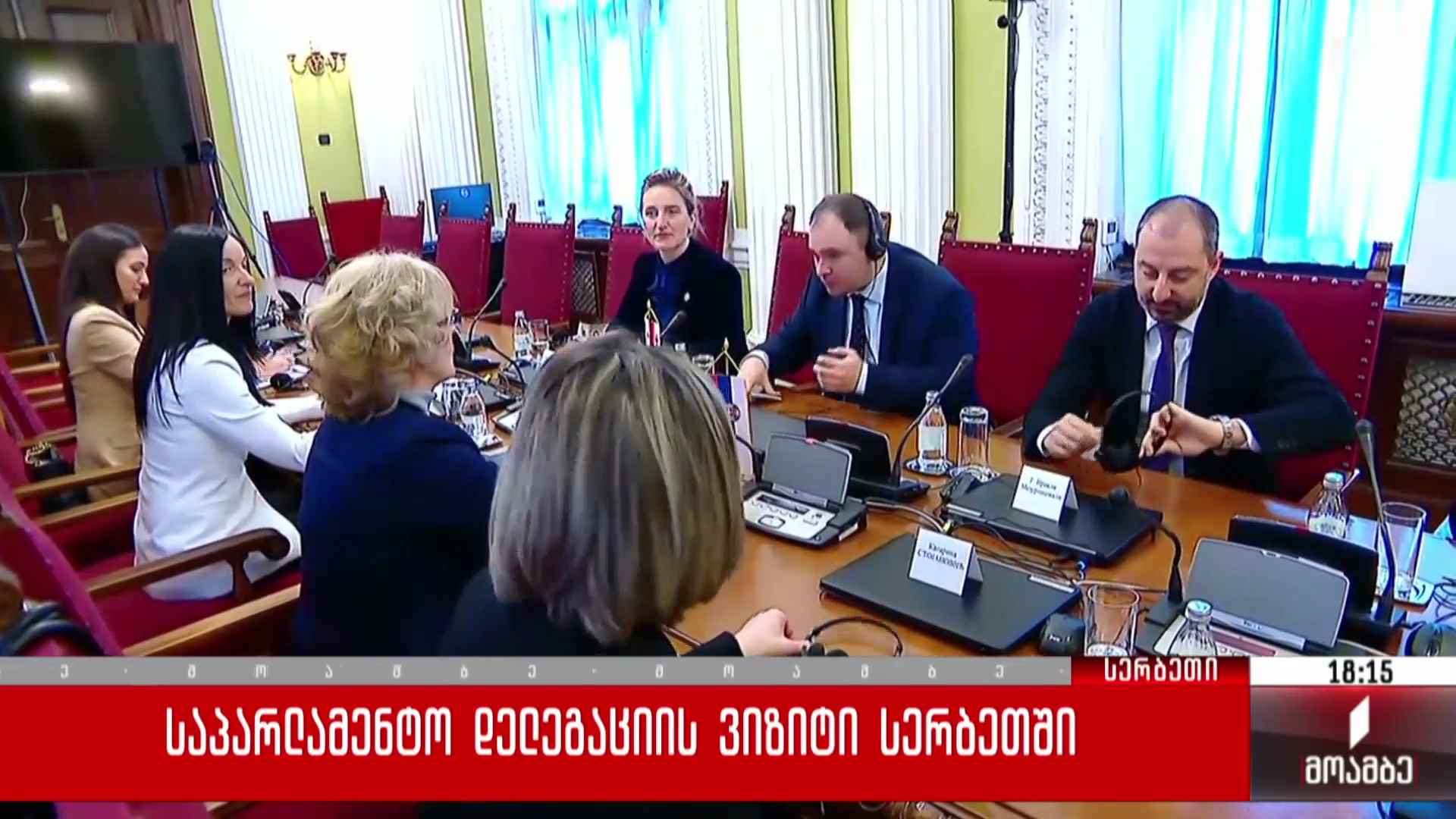 საპარლამენტო დელეგაციის ვიზიტი სერბეთში