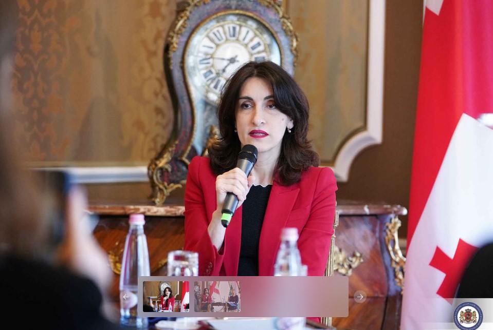 უნგრეთში ვიზიტის ფარგლებში მაკა ბოჭორიშვილმა უნგრეთის დიპლომატიურ აკადემიაში საჯარო ლექცია წაიკითხა