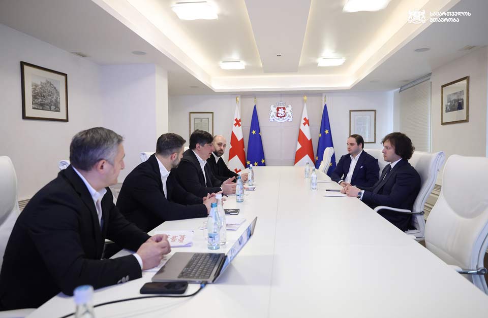 ირაკლი კობახიძე რაგბის კავშირის ხელმძღვანელებს შეხვდა