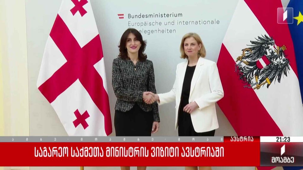 საგარეო საქმეთა მინისტრის ვიზიტი ავსტრიაში 