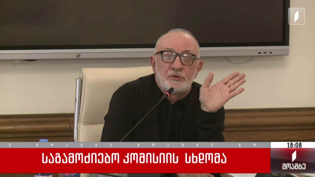 საგამოძიებო კომისიის სხდომა