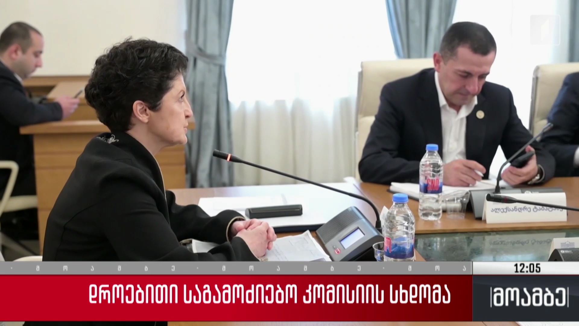დროებითი საგამოძიებო კომისიის სხდომა 