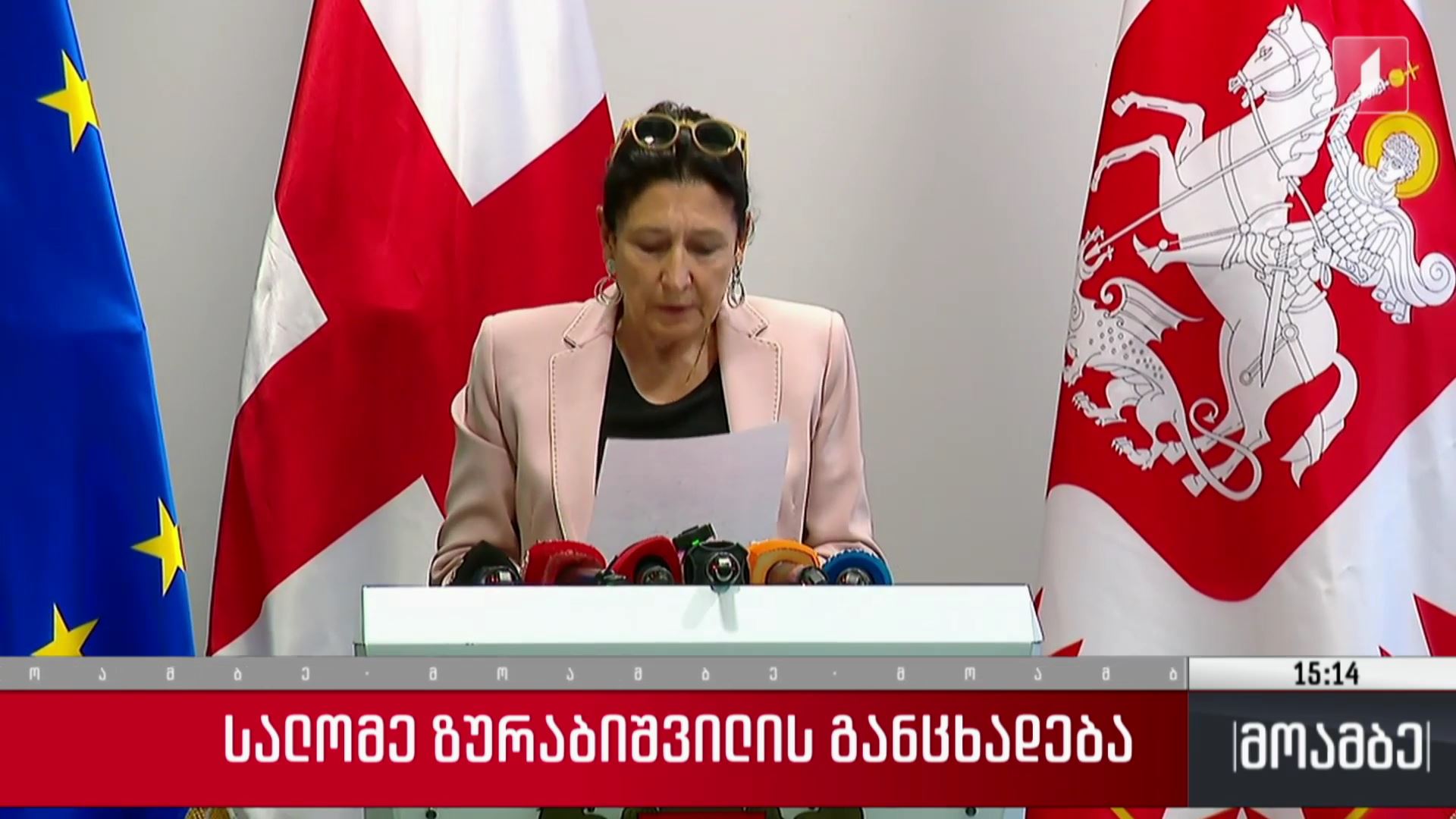 სალომე ზურაბიშვილის განცხადება