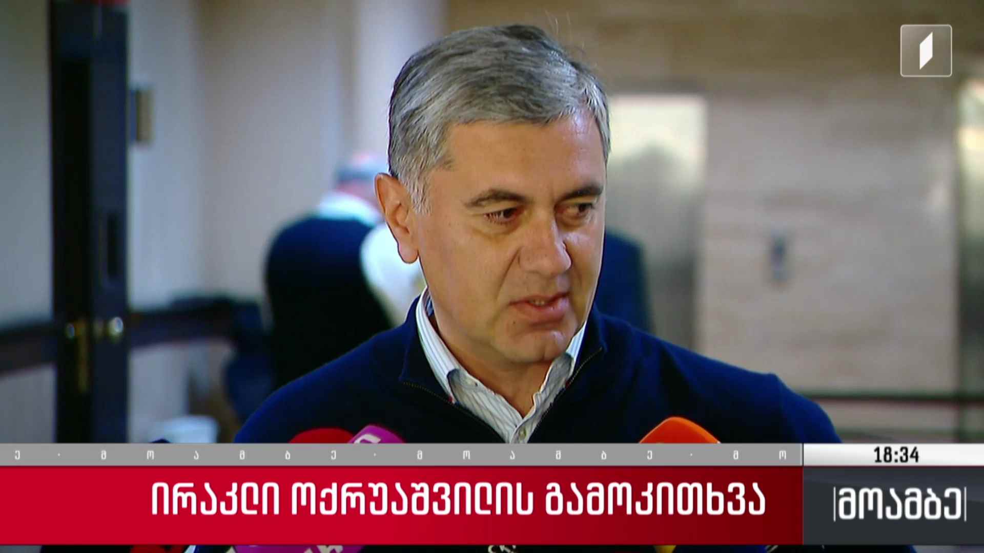 ირაკლი ოქრუაშვილის გამოკითხვა