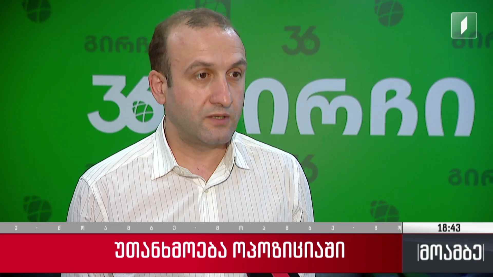 უთანხმოება ოპოზიციაში