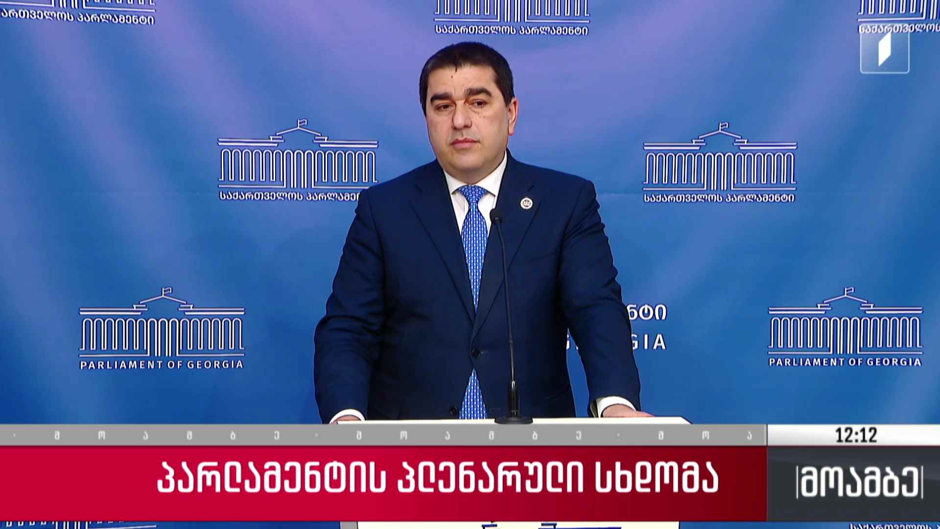 პარლამენტის პლენარული სხდომა