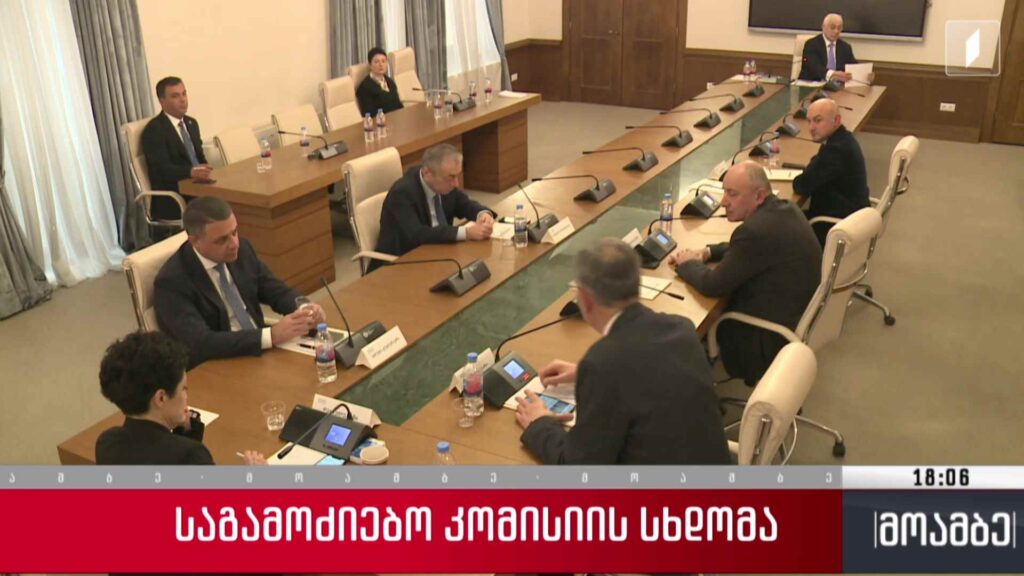 საგამოძიებო კომისიის სხდომა