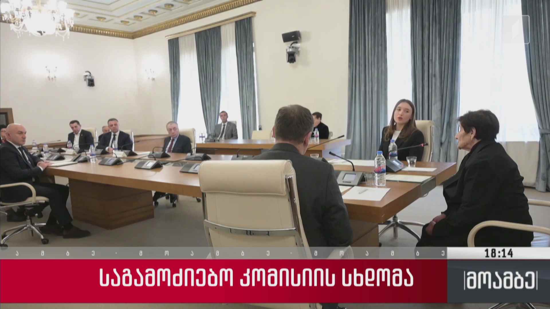 საგამოიძებო კომისიის სხდომა