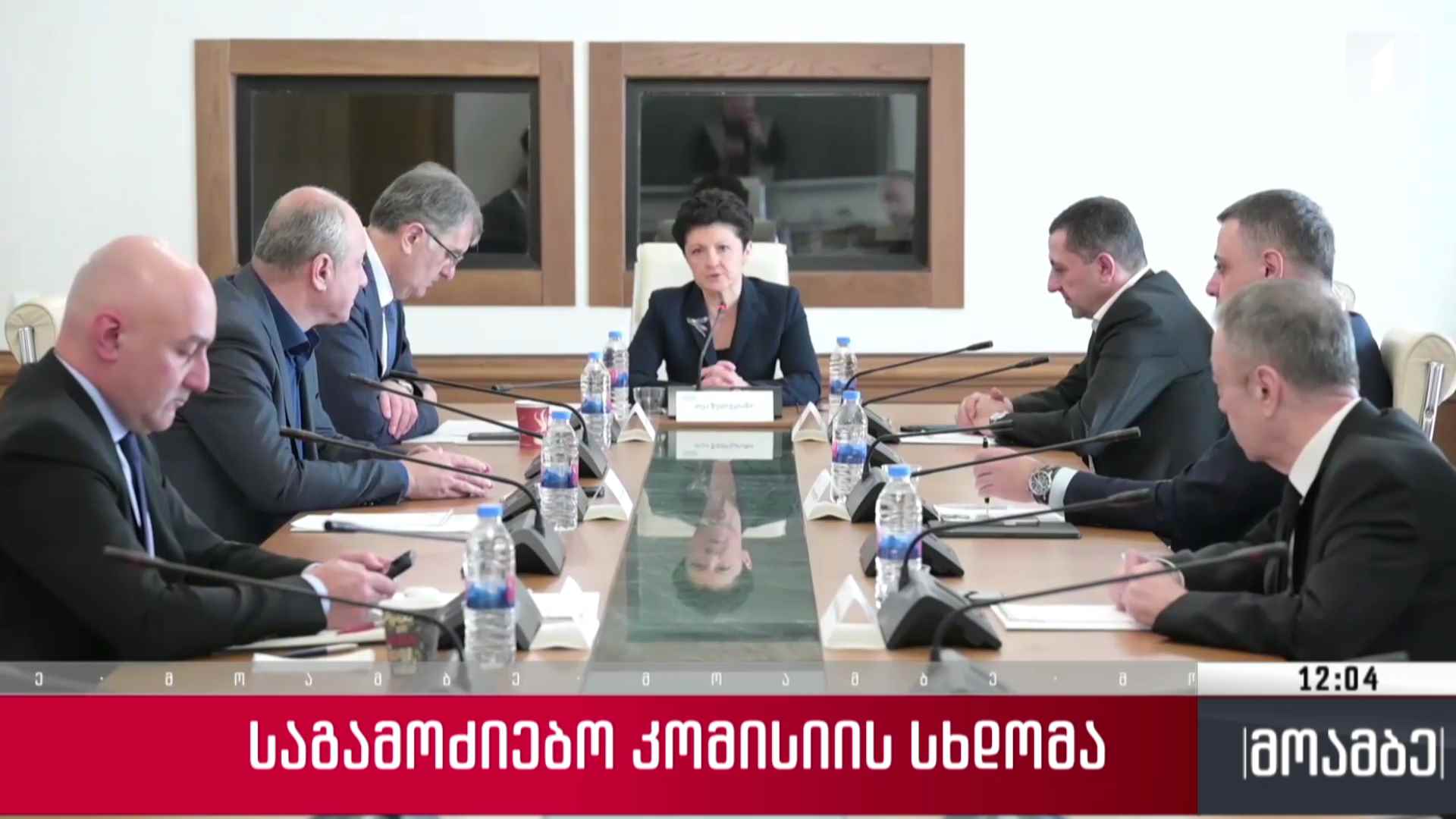პარლამენტის დროებითი საგამოძიებო კომისიის სხდომა