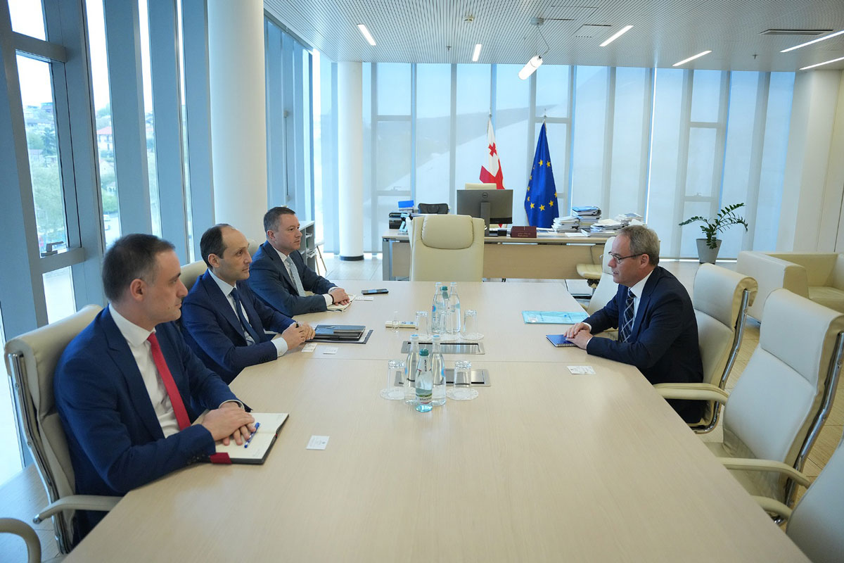 ლევან დავითაშვილი EBRD-ის დირექტორს, ტამაშ ვოჟნიტს შეხვდა