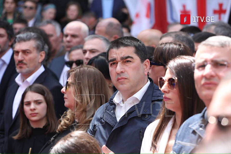შალვა პაპუაშვილი - ჩვენ ვდგავართ გზაზე, რომელიც არის არა თავს მოხვეული, არამედ არის მარადიული, ქართველი ხალხი მუდამ იდგება საკუთარ ღირებულებებზე, რომელიც ჭეშმარიტად ქართული, ევროპული და ქრისტიანულია