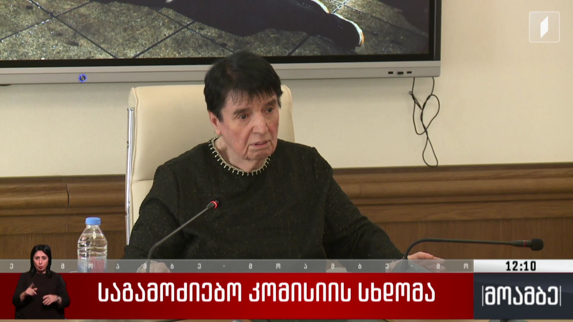 საგამოძიებო კომისიის სხდომა