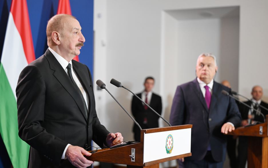 ილჰამ ალიევი - უნგრეთი არის ერთ-ერთი იმ ქვეყნებს შორის, რომლებიც დამოუკიდებელ პოლიტიკას ატარებენ, განსაკუთრებით, ევროკავშირის ფარგლებში