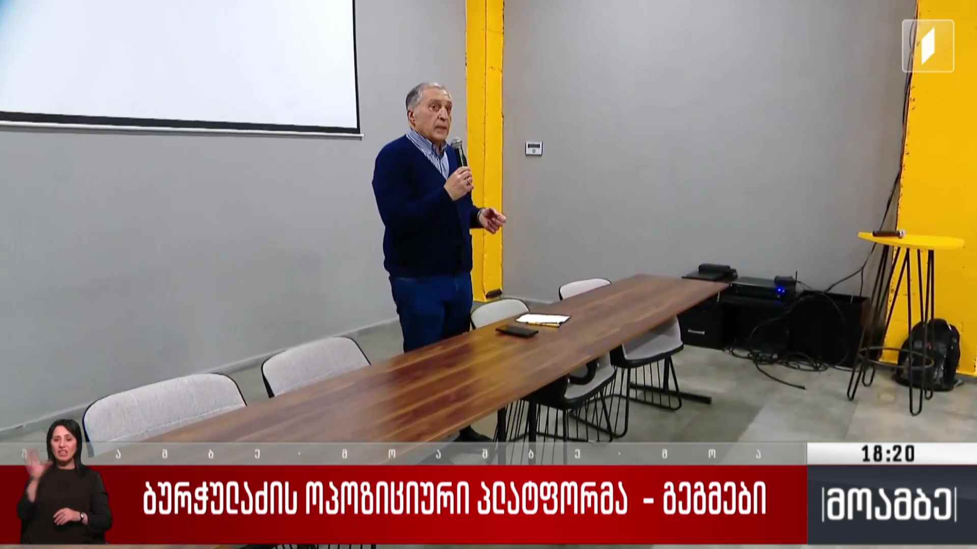 ბურჭულაძის ოპოზიციური პლატფორა - გეგმები