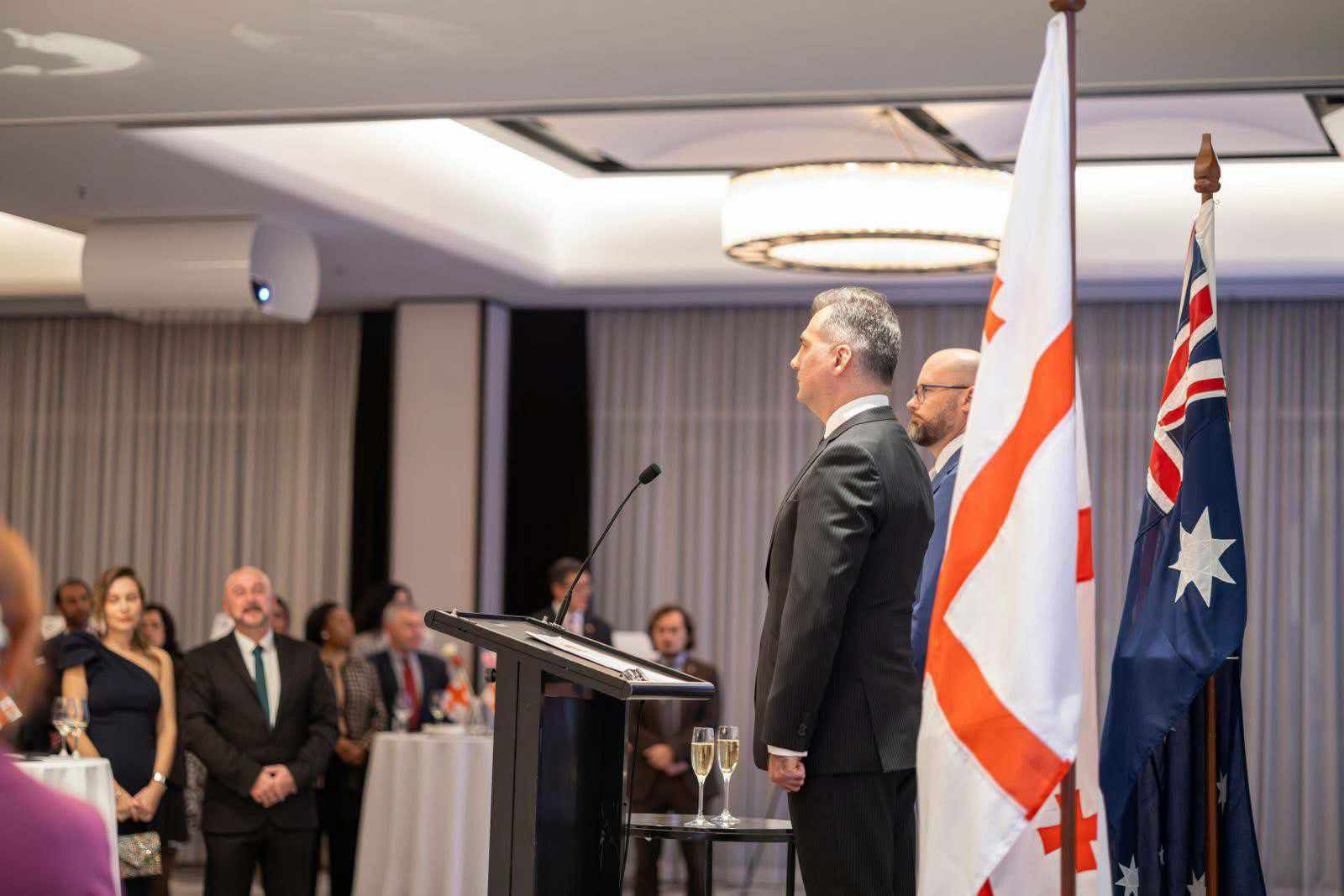 ავსტრალიის თანამეგობრობის დედაქალაქ კანბერაში საქართველოს დამოუკიდებლობის დღის აღსანიშნავად საზეიმო ღონისძიება გაიიმართა