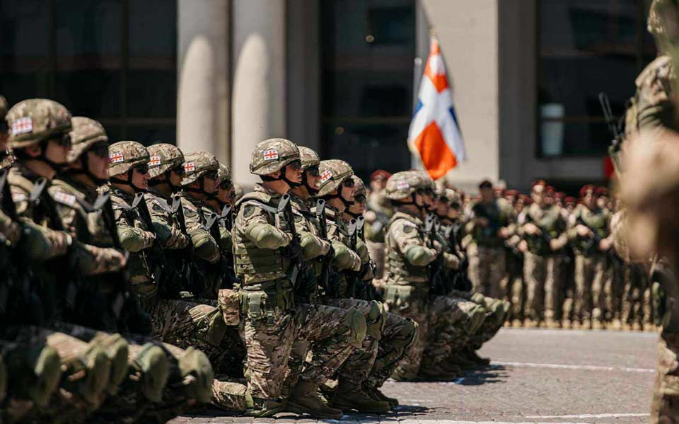 თავისუფლების მოედანზე საქართველოს დამოუკიდებლობის დღესთან დაკავშირებით მზადება მიმდინარეობს