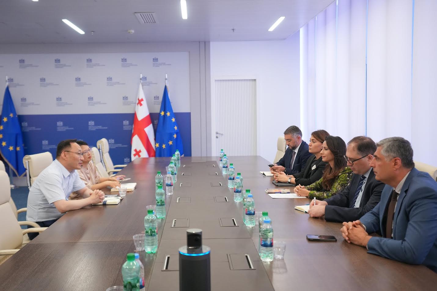 მარიამ ქვრივიშვილი ჩინეთის ავიაკომპანიის, China Eastern Airlines -ის წარმომადგენლებს შეხვდა