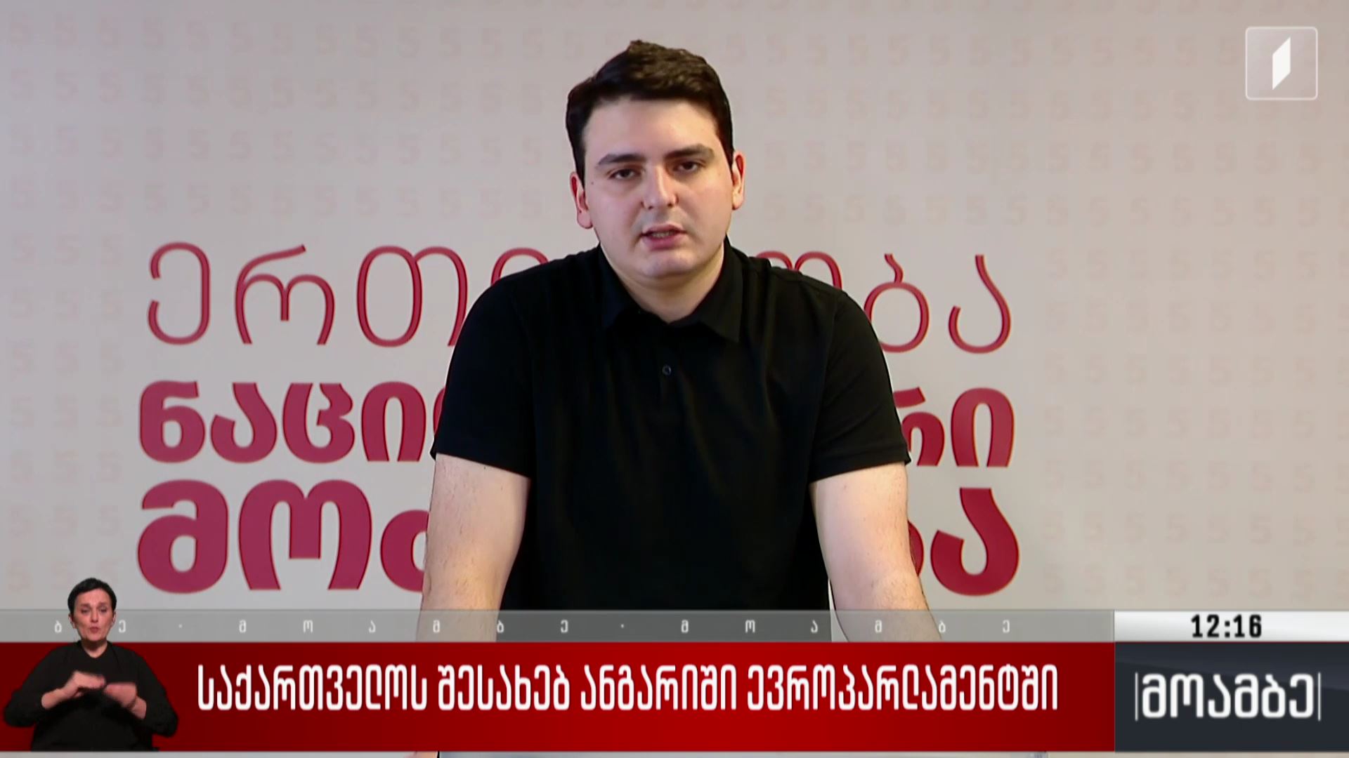 საქართველოს შესახებ ანგარიში ევროპარლამენტში