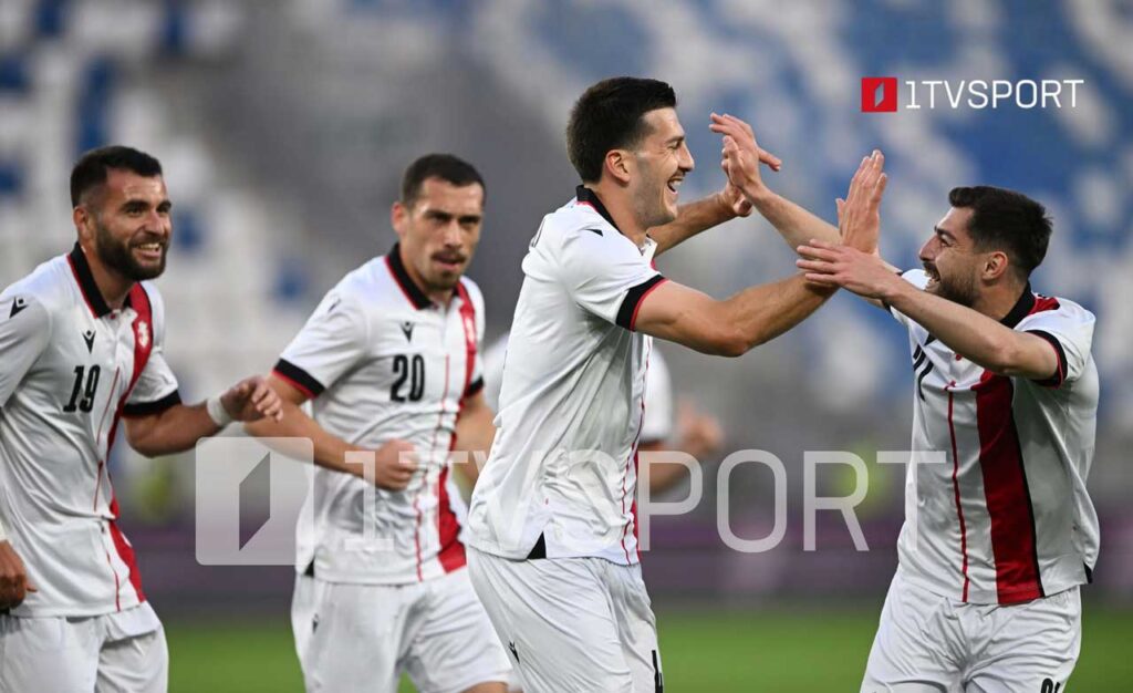 პირველი გოლი ფარერების კარში - საქართველო ლოჩოშვილმა დააწინაურა [ვიდეო] #1TVSPORT