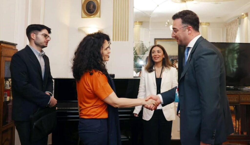 დავით სონღულაშვილი „კლიმატის მწვანე ფონდის“ აღმასრულებელ დირექტორს, მაფალდა დუარტეს შეხვდა