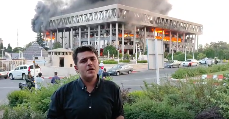 „ბიბისი“ - ირანელი ჟურნალისტი აცხადებს, რომ არ იცის, რამდენი ადამიანია დაღუპული ირანის სახელმწიფო ტელევიზიის დაბომბვის შედეგად