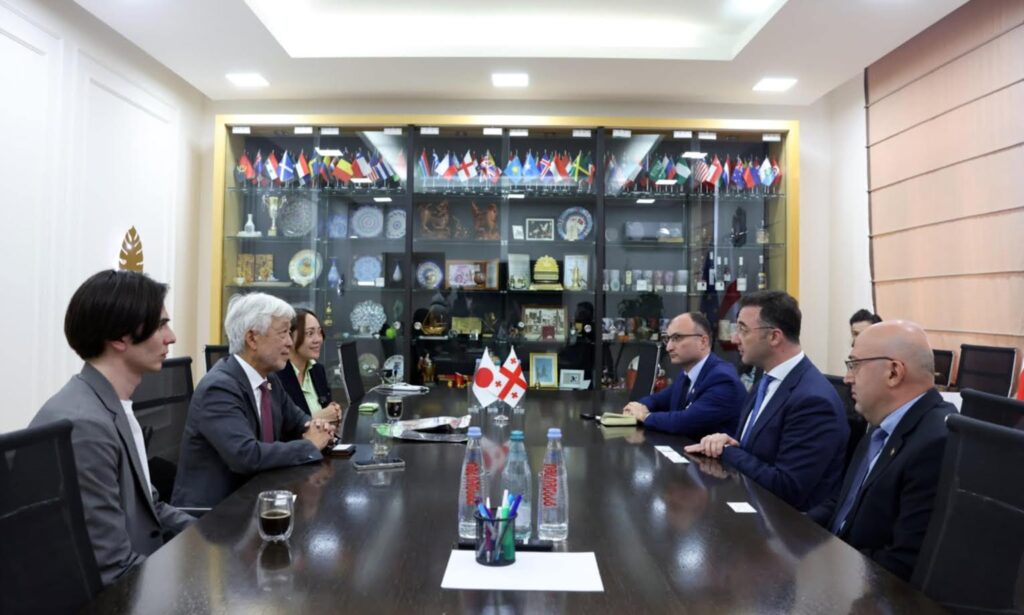 დავით სონღულაშვილი იაპონია-საქართველოს სავაჭრო-სამრეწველო პალატის პრეზიდენტს, ტადაჰარუ უეჰარას შეხვდა
