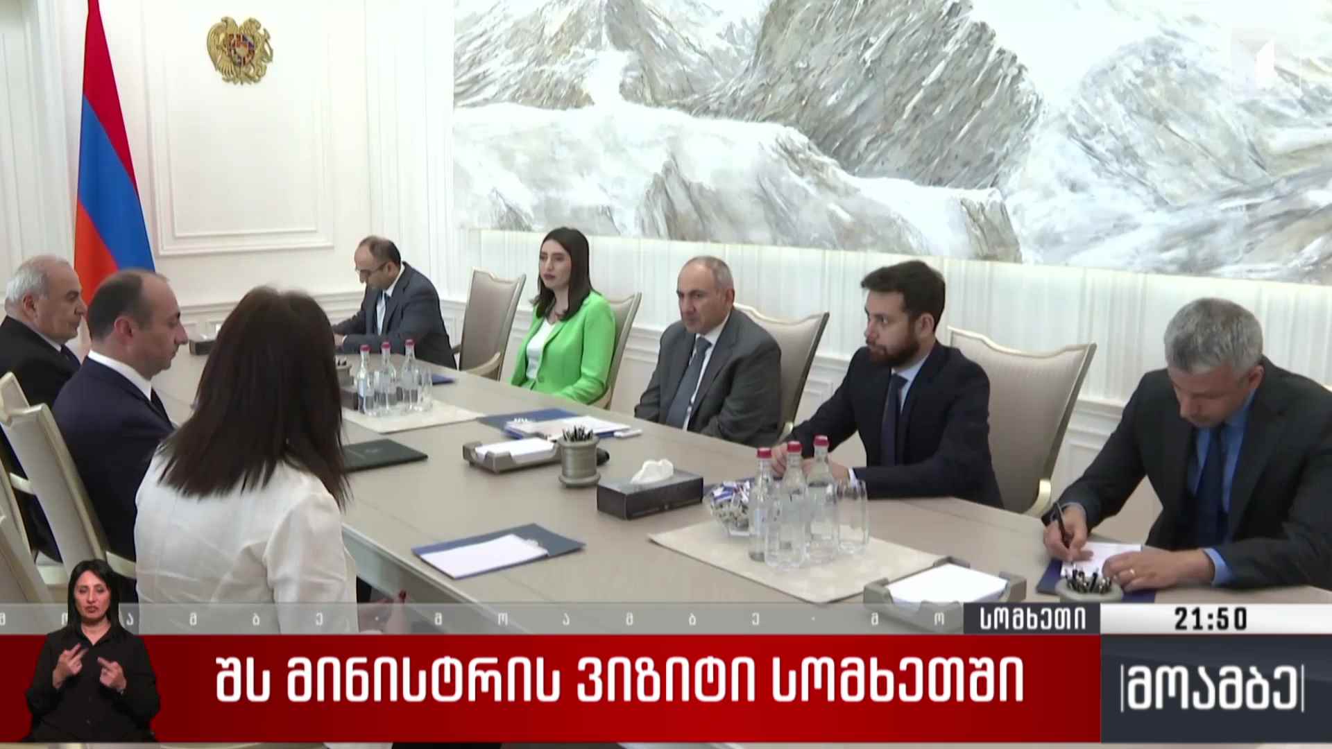 შს მინისტრის ვიზიტი სომხეთში